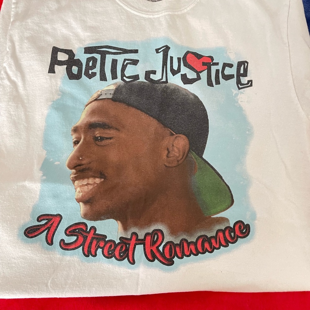 Poetic Justice A Street Romance Long Sleeve Tee - White